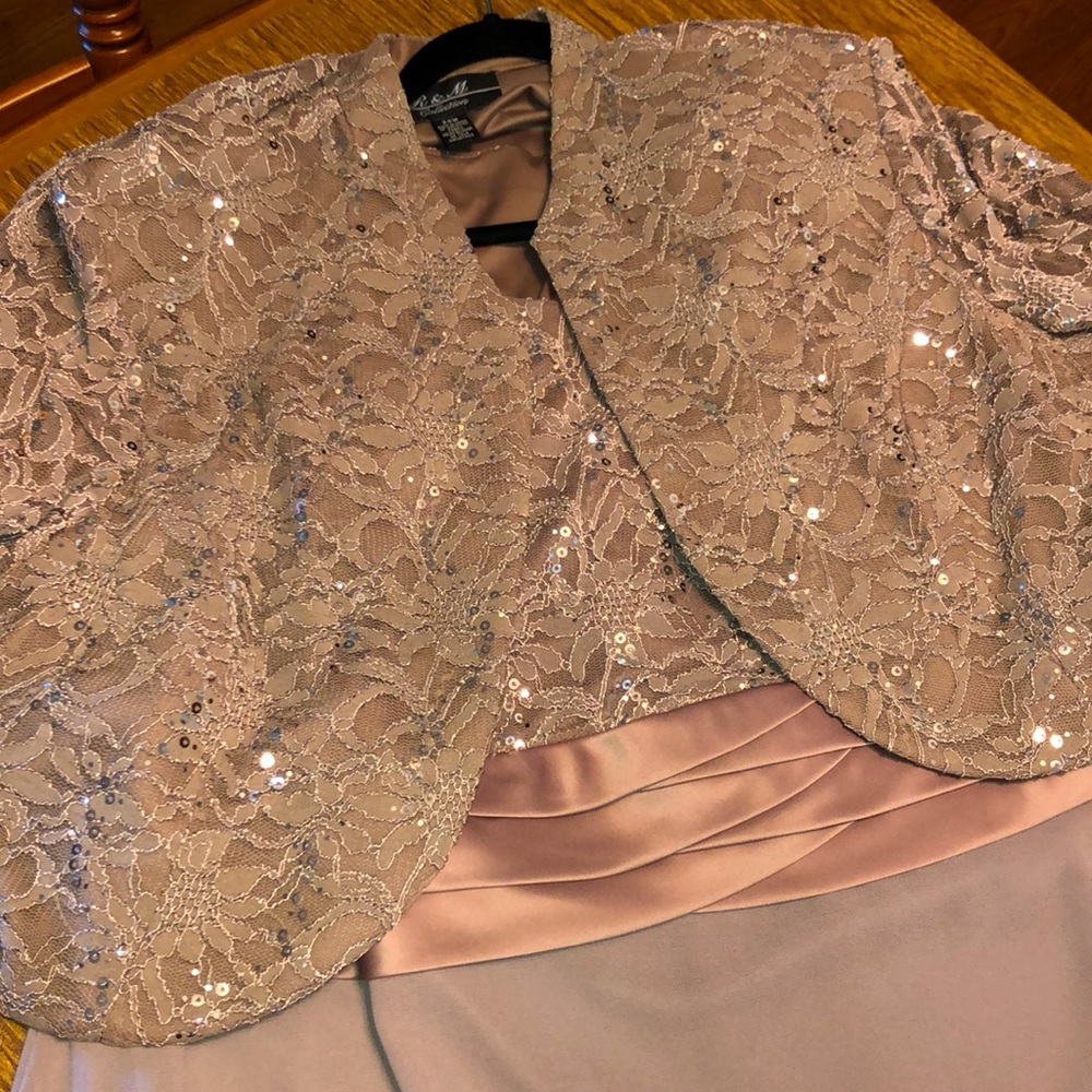 R & M Richards Wedding Dress and Jacket Size 24W